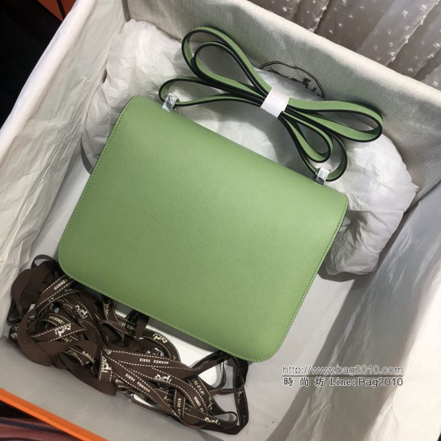 Hermes空姐包 愛馬仕Constance方胖子半手工 Epsom掌紋小牛進口皮 Hermes單肩斜挎包  tdh2111